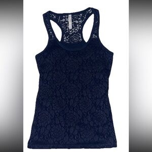 Aeropostale Y2K 2012 Full Lace Coquette Girl Tank Top Fitted Bella Elena Cami S